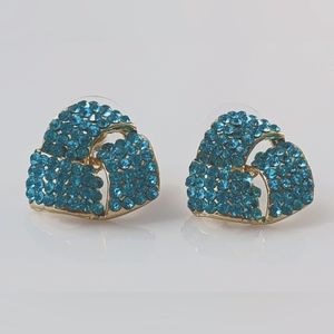 Turquoise Swarovski Earrings